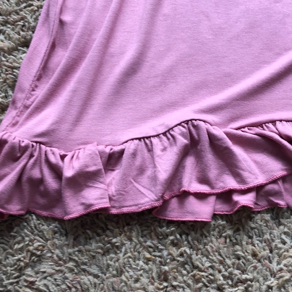 Boohoo NWT Pink Ruffle Tea Dress Size 6 - Picture 6 of 6